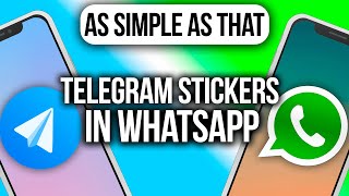 How to add Telegram stickers to WhatsApp [upl. by Llecrup298]