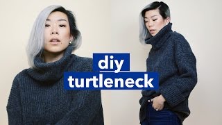 DIY Turtleneck  WITHWENDY [upl. by Noreh674]