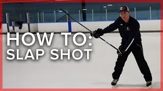 Mastering the Slap Shot  Hockey Tips [upl. by Lleznol]