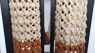 Crochet Scarf Tutorial [upl. by Willow634]