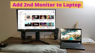 How to Connect a Second Monitor to Your Laptop [upl. by Tavy]