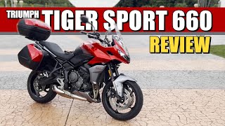 Triumph Tiger 660 Review  DEFINITELY THE BEST IN CLASS [upl. by Eizzil]