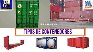 Tipos de contenedores Maritimos final [upl. by Ayna771]