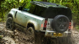 2021 Land Rover Defender 90 – Awesome Offroad Driving [upl. by Thorndike]