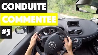 Apprendre à conduire  Conduite commentée 5 [upl. by Nanete]