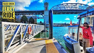 Vancouver Ride  False Creek Ferry Ride West End to Kitsilano [upl. by Regina]