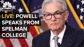 LIVE Feds Jerome Powell speaks on economy and entrepreneurship at Spelman College — 1212023 [upl. by Etsirk]