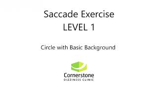 Vestibular amp Concussion Exercise  Saccade Level 01 [upl. by Mercer20]