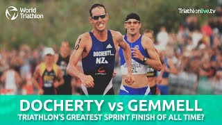 One of the greatest triathlon sprint finishes ever [upl. by Elgna400]