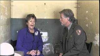 Interview in Al Capones cell on Alcatraz episode 1 [upl. by Nerita]