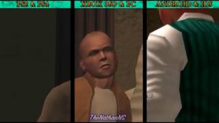 BULLY GRAPHICS COMPARISON  Original VS Scholarship Edition VS Anniversary Edition [upl. by Semyaj]