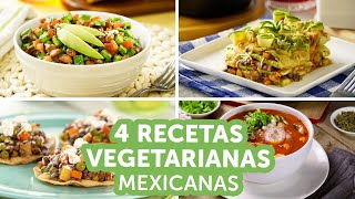 4 recetas vegetarianas mexicanas  Kiwilimón [upl. by Negaet]