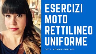 esercizi moto rettilineo uniforme [upl. by Aydni]