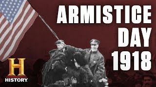 World War I Armistice Day Celebrations  History [upl. by Gannon556]