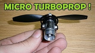 Micro Turboprop Engine Prototype Test [upl. by Mullen]