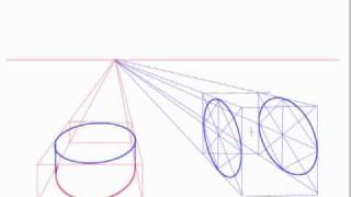 Creating Ellipses and Cylinders in Perspective [upl. by Conard]