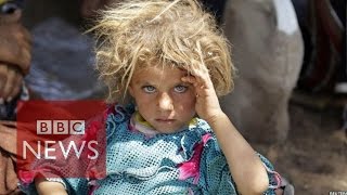 Who are the Yazidis In 60 seconds  BBC News [upl. by Elyrpa]