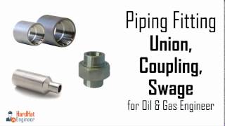 Pipe Fittings  Union Coupling Swage Part 33 [upl. by Ybbil]