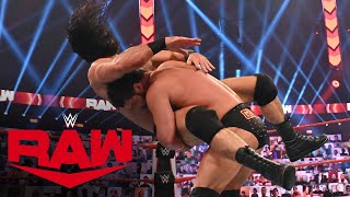 Drew McIntyre vs Robert Roode – WWE Championship Match Raw Sept 28 2020 [upl. by Ybreh]