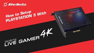 How to setup Playstation 5 with Live Gamer 4K  Tutorial [upl. by Lladnyk280]