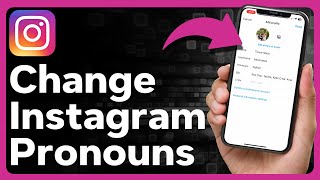 How To Add Pronouns To Instagram [upl. by Ayihsa]