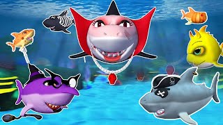 Halloween Shark  Baby Shark Halloween  Kids Songs amp Cartoons for Children [upl. by Ahselaf]