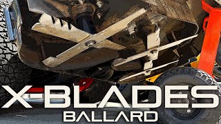 Ballard Inc  XBlades Pulverize Leaves and Grass [upl. by Nelubez279]