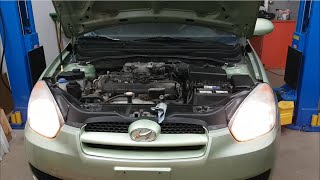 Misfire diagnosis and repair 2008 Hyundai Accent [upl. by Trillby]