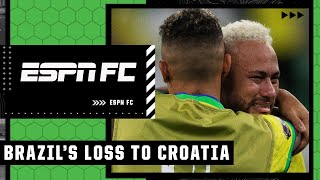 BRAZIL OUT after PK loss to Croatia 👀 FULL REACTION  ESPN FC [upl. by Devonne437]