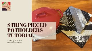 How to make a String Pieced Potholder [upl. by Olenta]