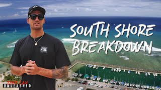 TOWN SURF SPOTS EXPLAINED  South Shore Oahu [upl. by Corron254]