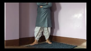 How to Wear a Dhoti The neat and comfortable way [upl. by Schwerin]