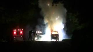 CAR FIRE TRAINING Magnesium Explosion [upl. by Atinoj]