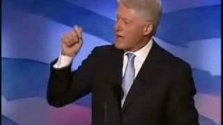 2004 DemConvention Speeches Bill Clinton [upl. by Arihsak887]