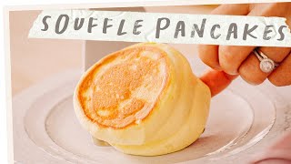 Perfect SOUFFLE PANCAKE Recipe  1 EGG Easy amp Fluffy Soufflé Pancakes [upl. by Severson]