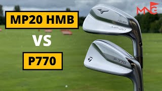 TaylorMade P770 Iron VS Mizuno MP20 HMB Iron [upl. by Tamah]