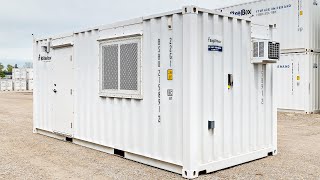 How We Build a 20 Shipping Container Office  BigSteelBox [upl. by Nottnerb]