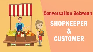 How to make short conversation  Write a dialogue between Shopkeeper and Customer  ELS [upl. by Letnuhs]