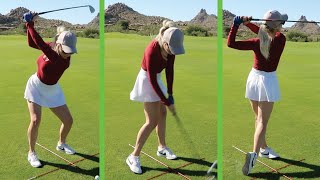 How to Swing a Golf Club  Being Basic with Paige Beginner Golfer Series [upl. by Whitman]