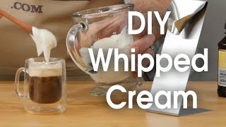 DIY whipped cream in 60 seconds [upl. by Cathie357]