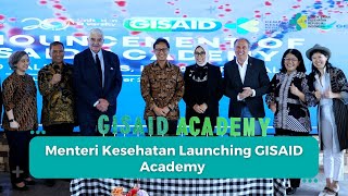 Menteri Kesehatan Launching GISAID Academy [upl. by Ainolloppa663]