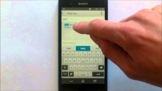 how to send a text message on an android mobile phone  Lesson 2 [upl. by Ailes541]