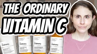 ALL THE ORDINARY VITAMIN C PRODUCTS Dermatologist Review  Dr Dray [upl. by Sylirama]