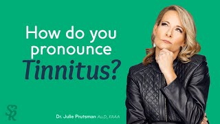 How do you pronounce tinnitus [upl. by Sigler]