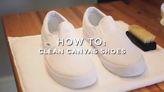 How To Clean Canvas Shoes [upl. by Cynthia]