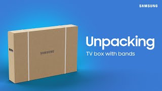 How to unbox your 2021 Samsung 55”  75” QLED TV  Samsung US [upl. by Treb]