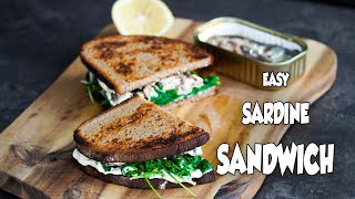 Epic Sardine Sandwich Recipe  Quick and Easy [upl. by Ennaehr]