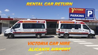 Victoria Car hire Alicante Airport  New provisional entry  April 2021 [upl. by Jovi226]