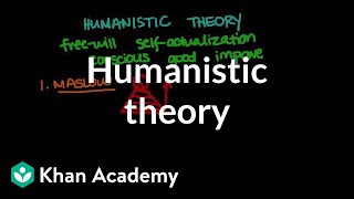 Humanistic theory  Behavior  MCAT  Khan Academy [upl. by Clabo]