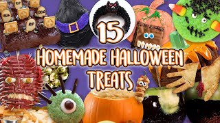 15 Spooky Homemade Halloween Treats  Well Done [upl. by Peedsaj]